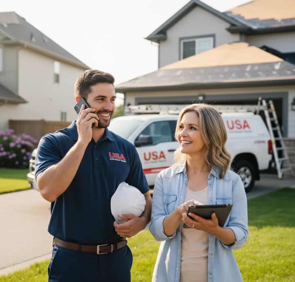 USA Roof Repair Experts customer support in Hoisington